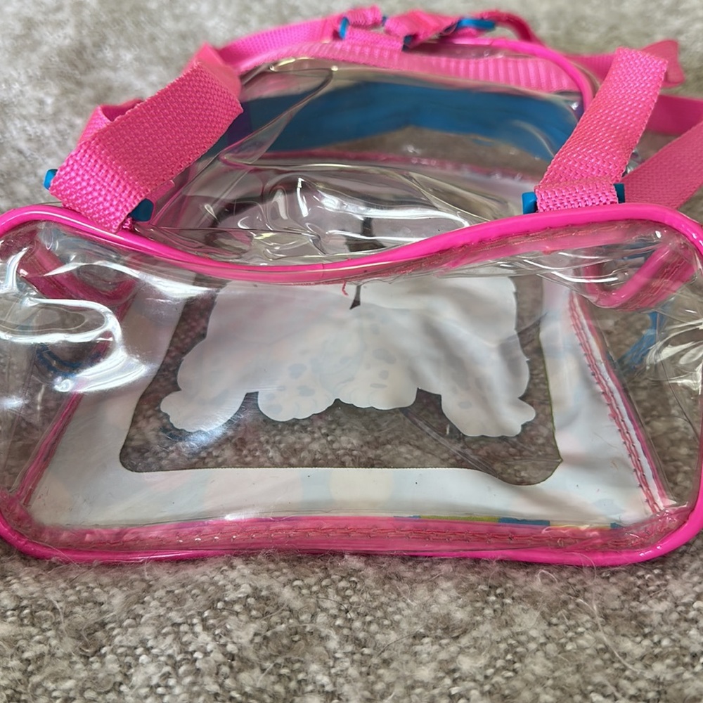 Vintage Lisa Frank spotty and dotty clear mini backpack. - Picture 3 of 4